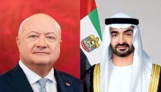 الشيخ محمد بن زايد آل نهيان وكريستيان شتوكر