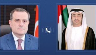 الشيخ عبدالله بن زايد آل نهيان ووزير خارجية أذربيجان