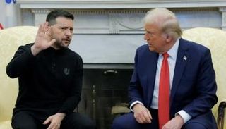 ترامب وزيلينسكي في لقاء البيت الأبيض