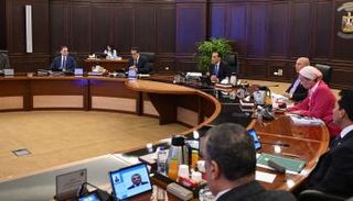 جانب من اجتماع الحكومة الأسبوعي 