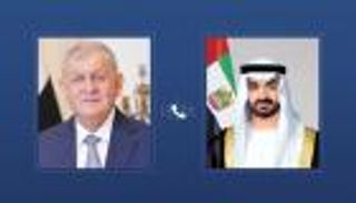 رئيس الإمارات يبحث مع الرئيس العراقي التطورات الإقليمية