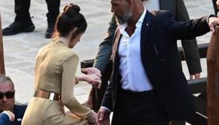 الأميرة رجوة في حفل زفاف بيزوس وسانشيز