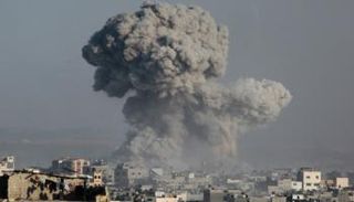 جانب من الغارات الإسرائيلية