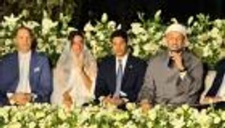 كواليس عقد قران حفيد عادل إمام.. والزفاف خلال أسابيع