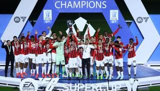 ميلان حامل لقب كأس السوبر الإيطالي