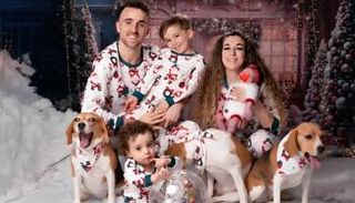 ديوغو جوتا وزوجته وأبنائه