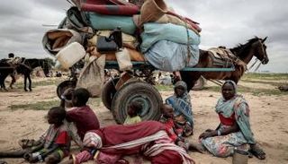 نازحون في دارفور جراء الحرب في السودان - أرشيفية