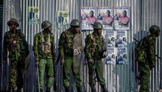 عناصر من الشرطة الكينية - أرشيفية