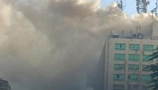 حريق سنترال رمسيس