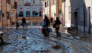 طقس سيىء في إيطاليا