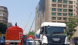 حريق سنترال رمسيس