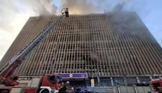 حريق سنترال رمسيس