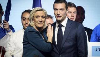 مارين لوبان وجوردان بارديلا