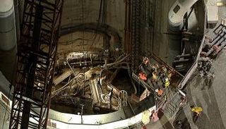 انهيار نفق في لوس أنجلوس