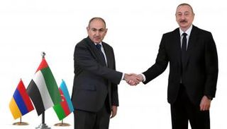 لقاء بين رئيس أذربيجان ورئيس وزراء أرمينيا 