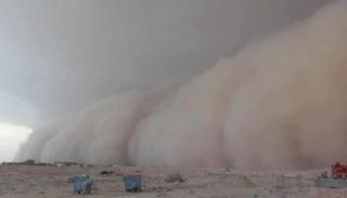عاصفة بتوزر التونسية