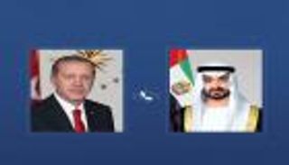 محمد بن زايد وأردوغان يؤكدان الحرص على تحقيق السلام بالمنطقة