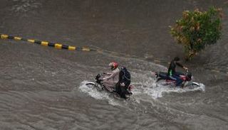 الأمطار الموسمية الغزيرة في باكستان