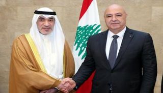 الرئيس اللبناني جوزيف عون والشيخ فهد اليوسف