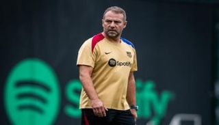 هانز فليك مدرب برشلونة