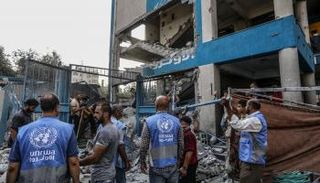 قصف إسرائيلي طال مدرسة تابعة للأونروا بغزة