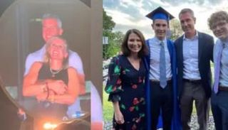 آندي بايرون وزوجته وكريستين كابوت