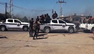 تجمع لقوات الأمن في السويداء