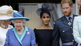 هاري وميغان والملكة إليزابيث