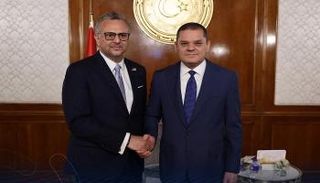 عبدالحميد الدبيبة ومسعد بوليس