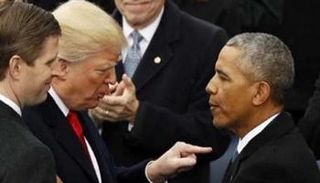 الرئيسان الأمريكيان الحالي دونالد ترامب والأسبق باراك أوباما- أرشيفية