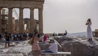 موجة الحر في اليونان 