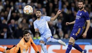 محرز أمام ريال مدريد