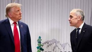 رئيس الوزراء الكندي مارك كارني والرئيس الأمريكي دونالد ترامب