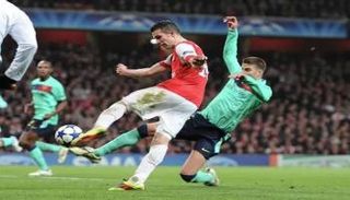 روبن فان بيرسي أمام برشلونة