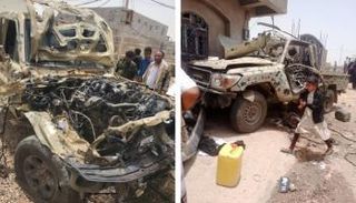 الدوريات التي استهدفها الانفجاران