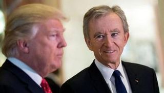 دونالد ترامب وبرنار أرنو