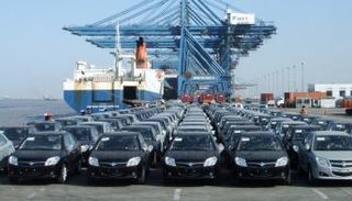 مجموعة من السيارات