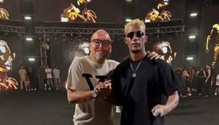 استعدادات حفل محمد رمضان ببورتو مارينا