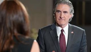 جانب من المقابلة مع وزير الداخلية الأمريكي