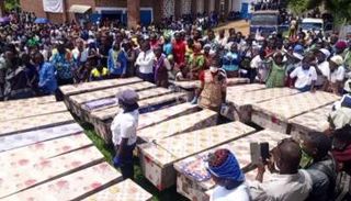 من تشييع ضحايا هجوم كوماندا