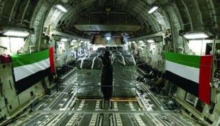 المساعدات الإماراتية إلى غزة