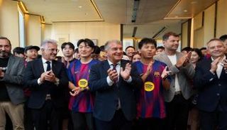 خوان لابورتا رئيس برشلونة