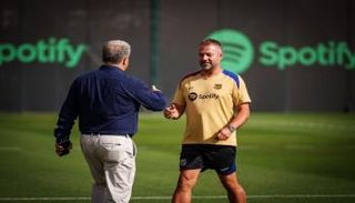 هانز فليك ولابورتا في برشلونة