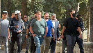 بن غفير خلال اقتحام الأقصى 