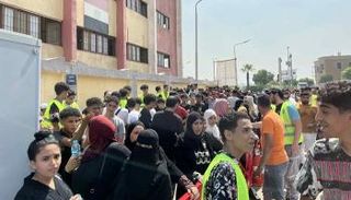 إقبال على مركز اقتراع في مصر رغم حرارة الطقس