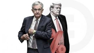 دونالد ترامب وجيروم باول