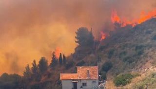 حرائق الغابات في جنوب فرنسا