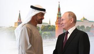 الشيخ محمد بن زايد آل نهيان والرئيس الروسي- أرشيفية