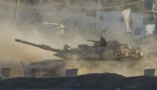 عناصر من الجيش الإسرائيلي على حدود غزة