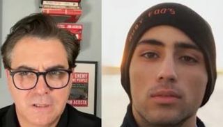 الصحفي الأمريكي جيم أكوستا والضحية